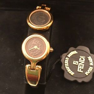 Fendi gold watch